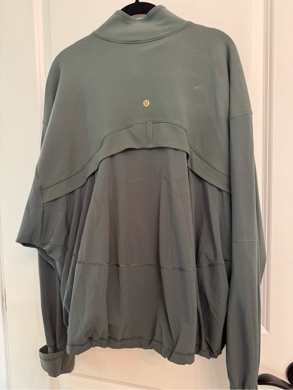 Lululemon Define Relaxed-Fit Jacket- deep green w/ gold zippers. Sz 8 - Picture 5 of 5
